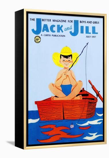 Summer Day - Jack and Jill, July 1957-null-Framed Premier Image Canvas