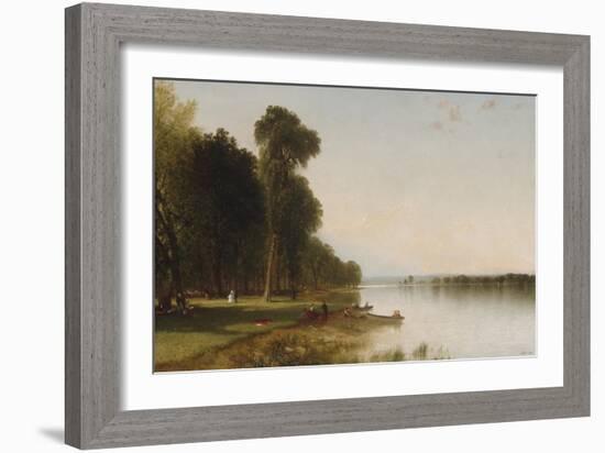 Summer Day on Conesus Lake, 1870-John Frederick Kensett-Framed Giclee Print