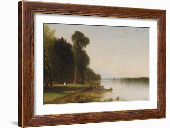 Summer Day on Conesus Lake, 1870-John Frederick Kensett-Framed Giclee Print