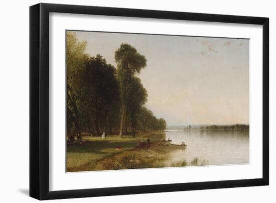 Summer Day on Conesus Lake, 1870-John Frederick Kensett-Framed Giclee Print