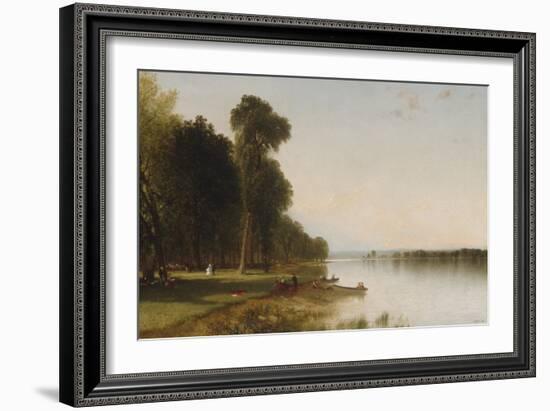 Summer Day on Conesus Lake, 1870-John Frederick Kensett-Framed Giclee Print