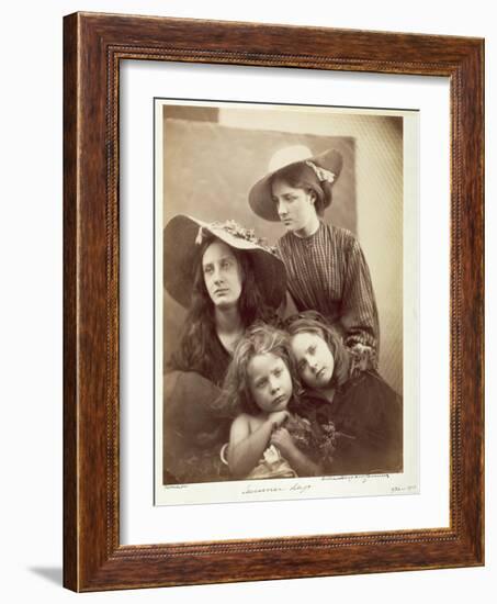 Summer Days, c.1866-Julia Margaret Cameron-Framed Giclee Print