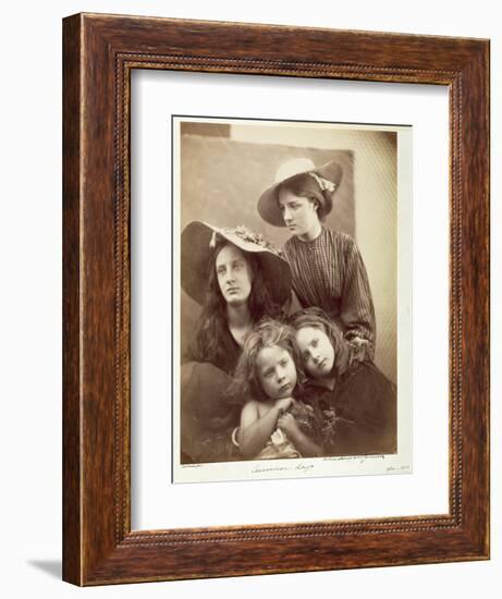 Summer Days, c.1866-Julia Margaret Cameron-Framed Giclee Print