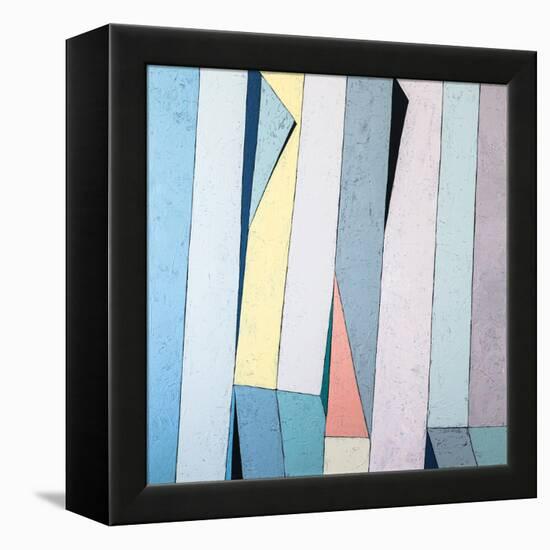 Summer deck-Hyunah Kim-Framed Stretched Canvas