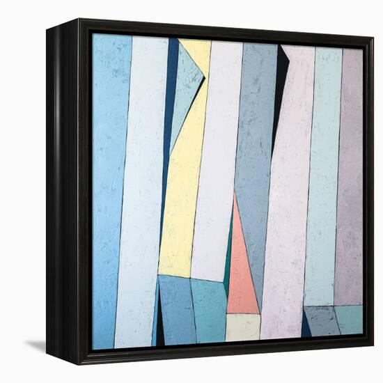 Summer deck-Hyunah Kim-Framed Stretched Canvas