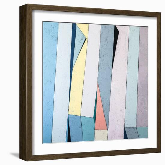 Summer deck-Hyunah Kim-Framed Art Print