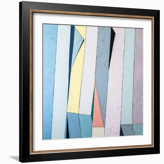 Summer deck-Hyunah Kim-Framed Art Print