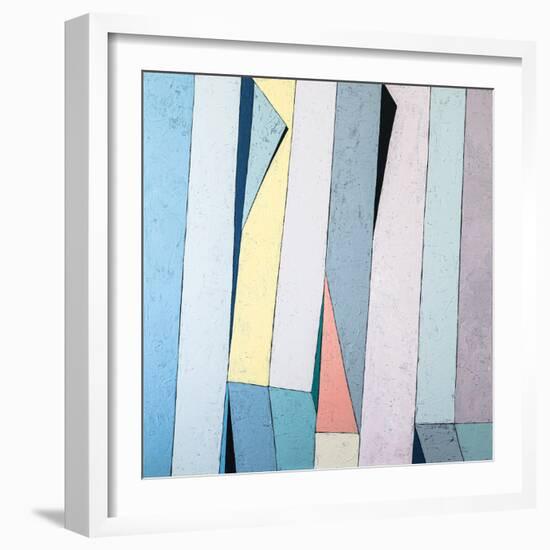 Summer deck-Hyunah Kim-Framed Art Print