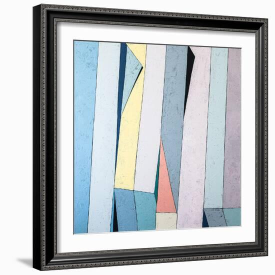 Summer deck-Hyunah Kim-Framed Art Print