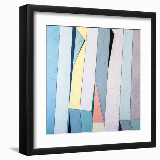 Summer deck-Hyunah Kim-Framed Art Print