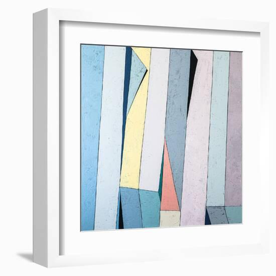 Summer deck-Hyunah Kim-Framed Art Print