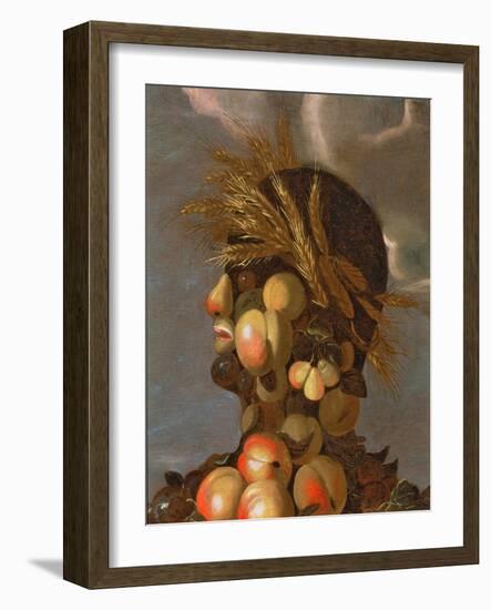 Summer, Detail-Giuseppe Arcimboldo-Framed Giclee Print