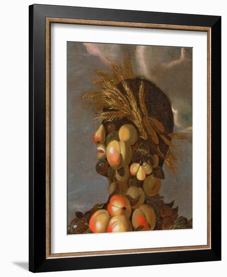 Summer, Detail-Giuseppe Arcimboldo-Framed Giclee Print