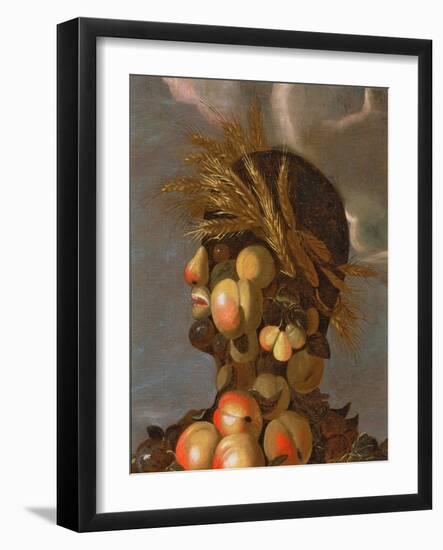 Summer, Detail-Giuseppe Arcimboldo-Framed Giclee Print