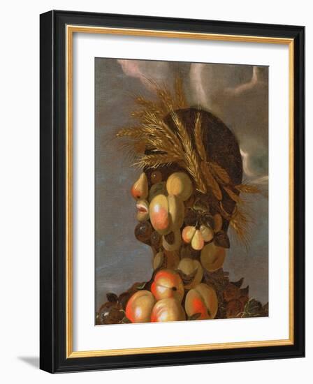 Summer, Detail-Giuseppe Arcimboldo-Framed Giclee Print