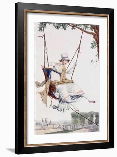 Summer Dress (Coloured Engraving)-Philibert Louis Debucourt-Framed Giclee Print