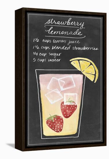 Summer Drinks III-Grace Popp-Framed Stretched Canvas