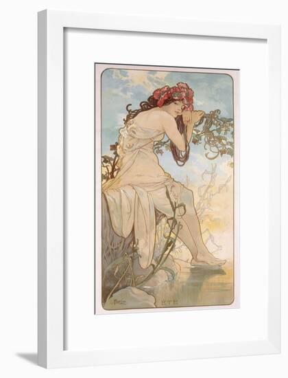 Summer; Ete, C.1896-Alphonse Mucha-Framed Giclee Print