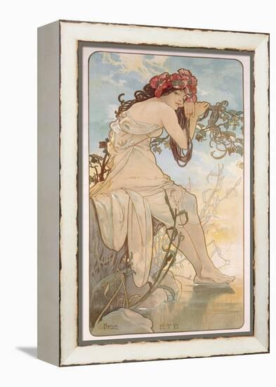 Summer; Ete, C.1896-Alphonse Mucha-Framed Premier Image Canvas