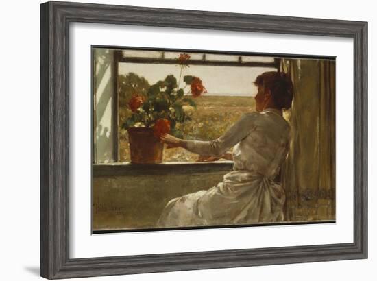 Summer Evening, 1886-Childe Hassam-Framed Giclee Print