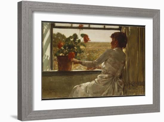 Summer Evening, 1886-Childe Hassam-Framed Giclee Print