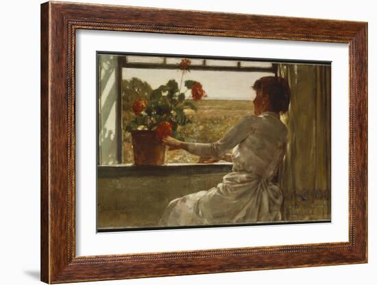 Summer Evening, 1886-Childe Hassam-Framed Giclee Print