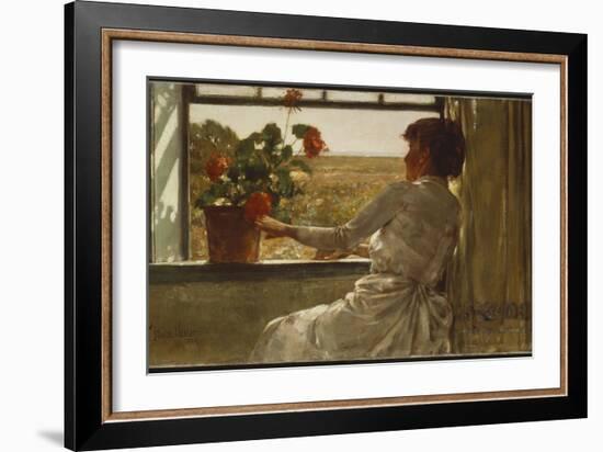 Summer Evening, 1886-Childe Hassam-Framed Giclee Print