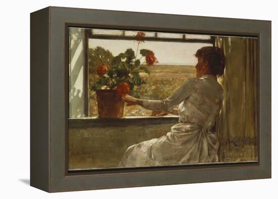 Summer Evening, 1886-Childe Hassam-Framed Premier Image Canvas