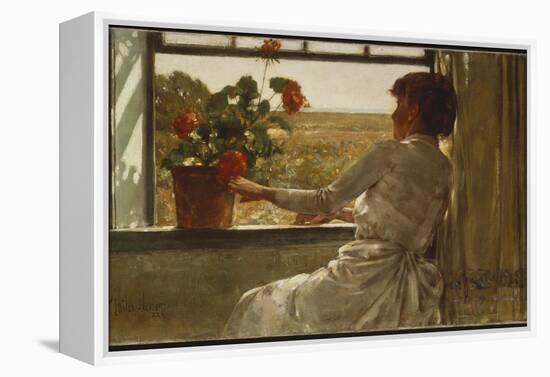 Summer Evening, 1886-Childe Hassam-Framed Premier Image Canvas