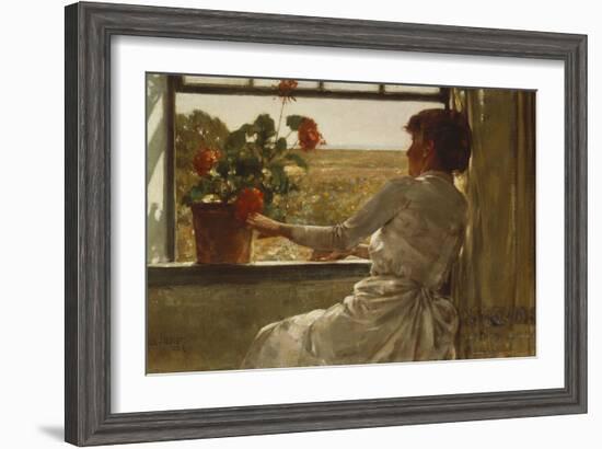 Summer Evening, 1886-Childe Hassam-Framed Giclee Print