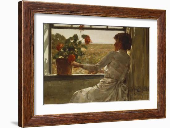 Summer Evening, 1886-Childe Hassam-Framed Giclee Print