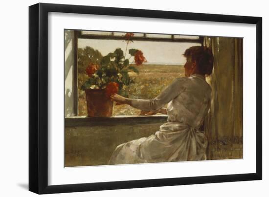 Summer Evening, 1886-Childe Hassam-Framed Giclee Print