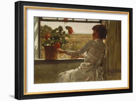 Summer Evening, 1886-Childe Hassam-Framed Giclee Print