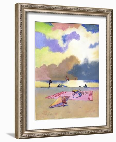 Summer Evening, 1980s-George Adamson-Framed Giclee Print