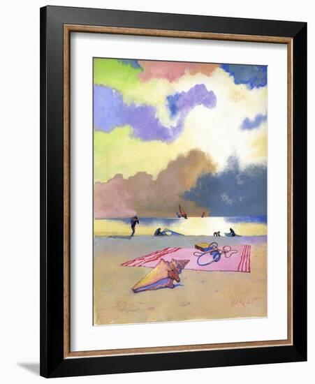 Summer Evening, 1980s-George Adamson-Framed Giclee Print