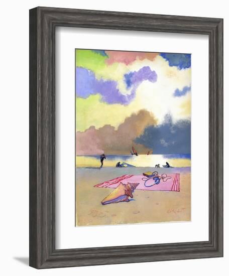 Summer Evening, 1980s-George Adamson-Framed Giclee Print