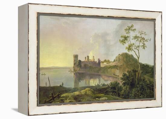 Summer Evening (Caernarvon Castle) c.1764-65-Richard Wilson-Framed Premier Image Canvas