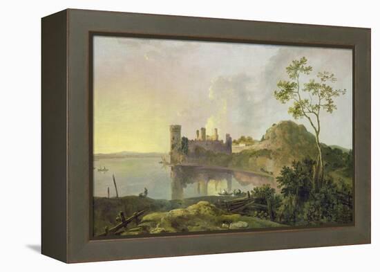 Summer Evening (Caernarvon Castle) c.1764-65-Richard Wilson-Framed Premier Image Canvas