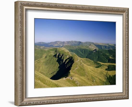 Summer Evening, Cantal, Massif Central, Auvergne, France, Europe-David Hughes-Framed Photographic Print