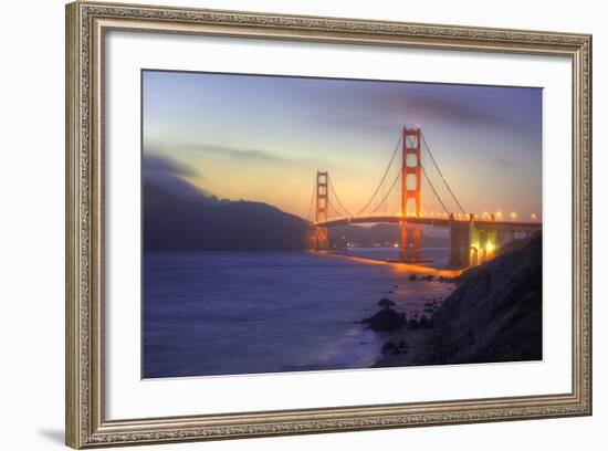 Summer Evening Golden Gate-Vincent James-Framed Photographic Print