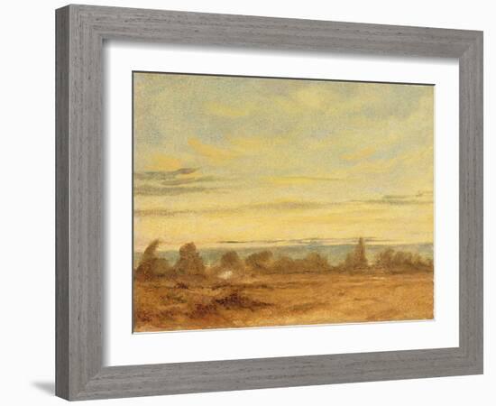 Summer - Evening Landscape-John Constable-Framed Giclee Print