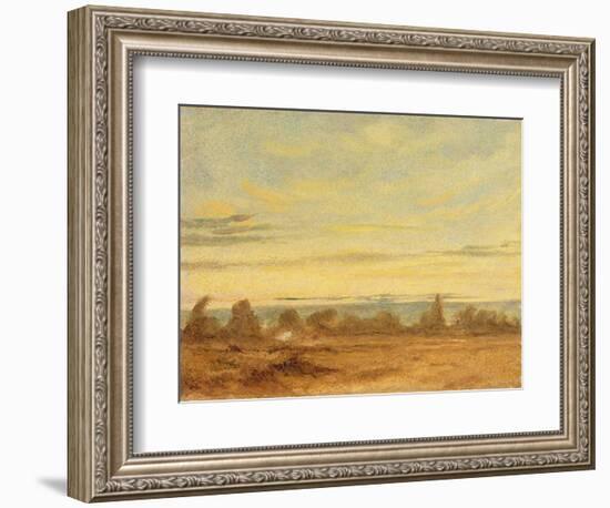 Summer - Evening Landscape-John Constable-Framed Giclee Print