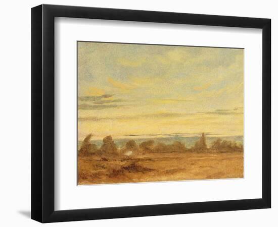 Summer - Evening Landscape-John Constable-Framed Giclee Print