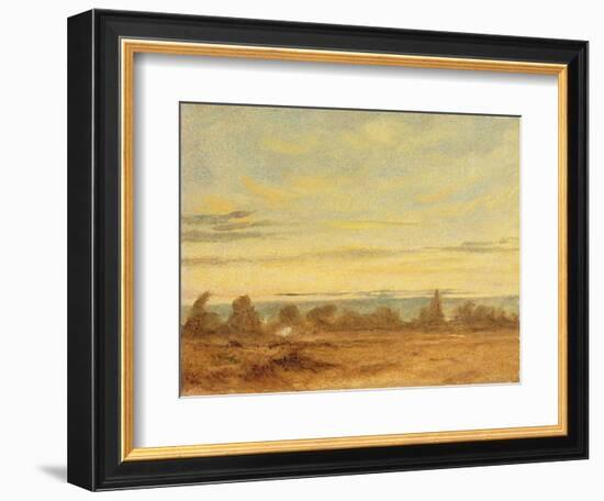 Summer - Evening Landscape-John Constable-Framed Giclee Print