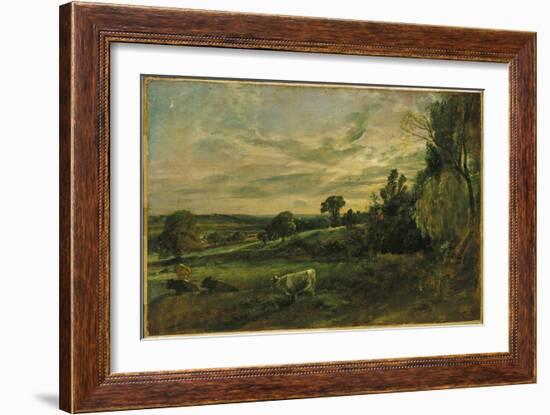 Summer Evening Near East Bergholt, Suffolk-John Constable-Framed Giclee Print