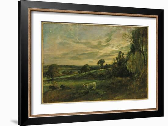 Summer Evening Near East Bergholt, Suffolk-John Constable-Framed Giclee Print