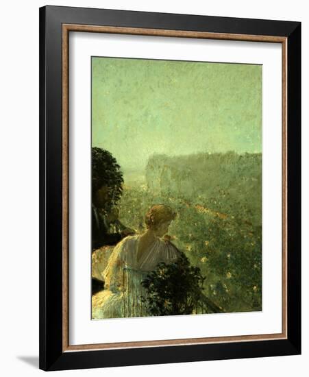 Summer Evening, Paris-Childe Hassam-Framed Giclee Print