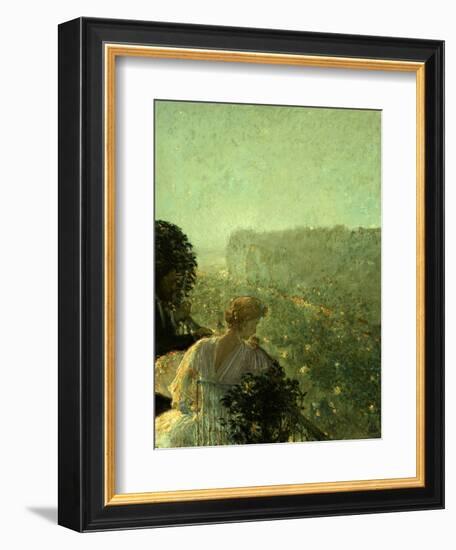 Summer Evening, Paris-Childe Hassam-Framed Giclee Print