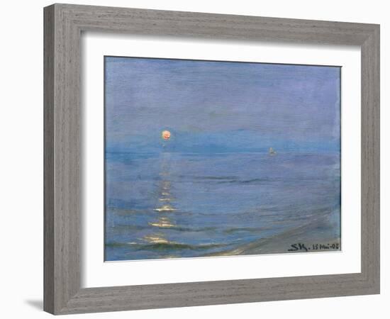 Summer Evening, Skagen, 1908-Peder Severin Kröyer-Framed Giclee Print