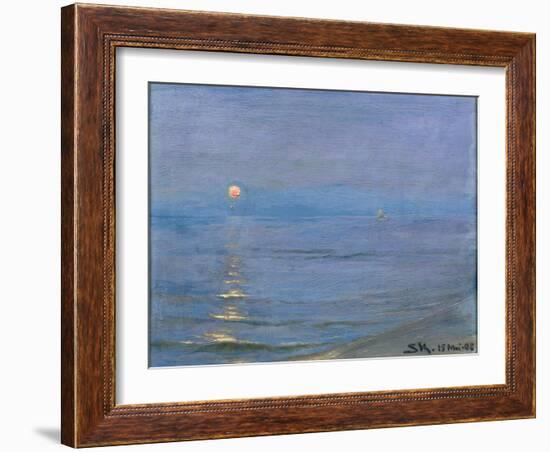 Summer Evening, Skagen, 1908-Peder Severin Kröyer-Framed Giclee Print